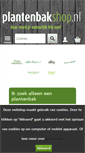 Mobile Screenshot of plantenbakshop.nl